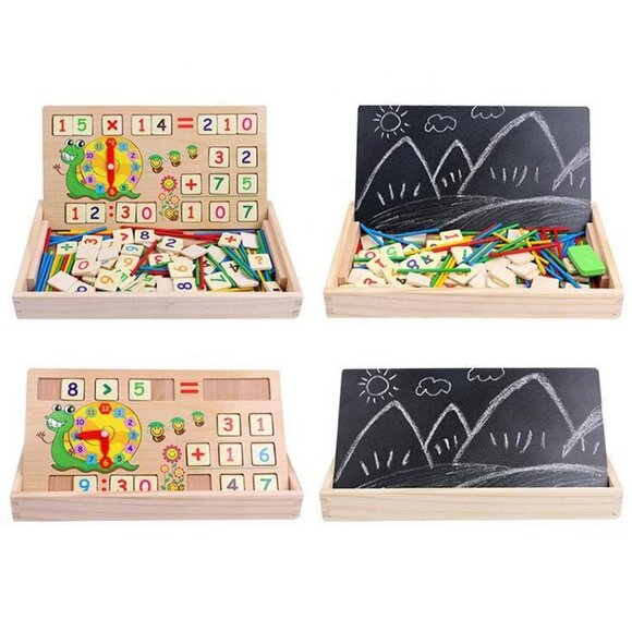 Montessori Baby Math Teaching Aids Multifunctional Math Operationtoy1Pack(8 Pcs) - Picture 8 of 9